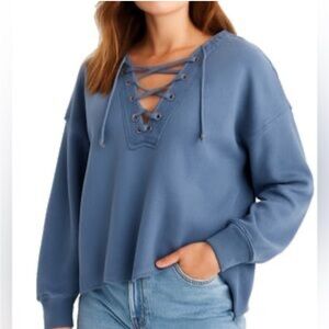 Aerie Offline Modal Longline Hooded Sweatshirt Size medium